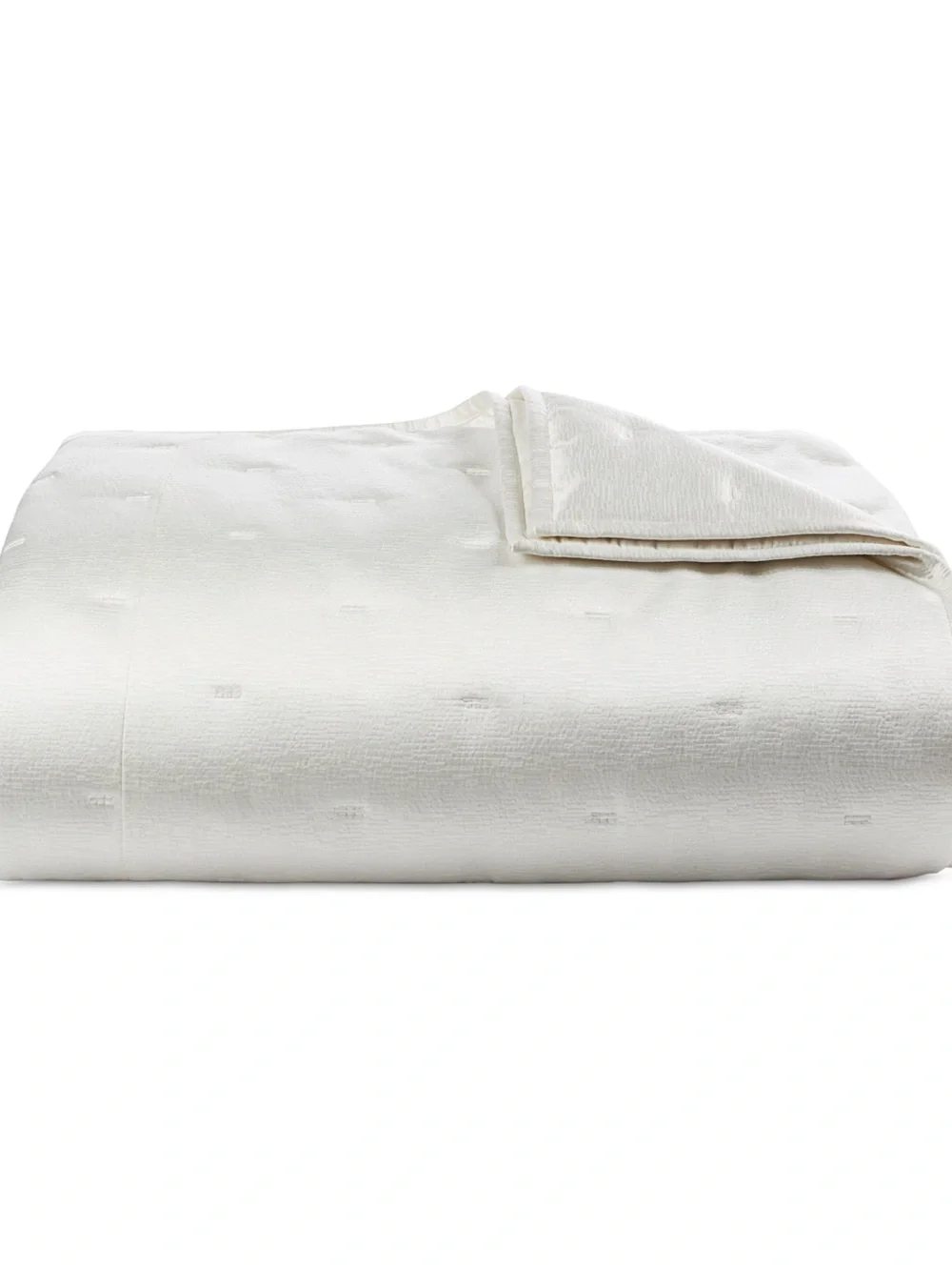 Hotel Collection   Glint 3-Pc. Coverlet Set, Full/Queen  White